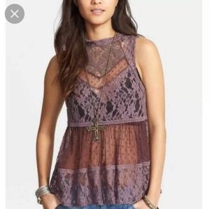 Free people lace top